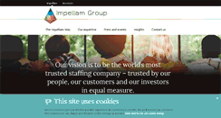 Desktop Screenshot of impellam.com